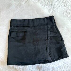 Forever 21 Formal Black Mini Skirt Black Tie Style